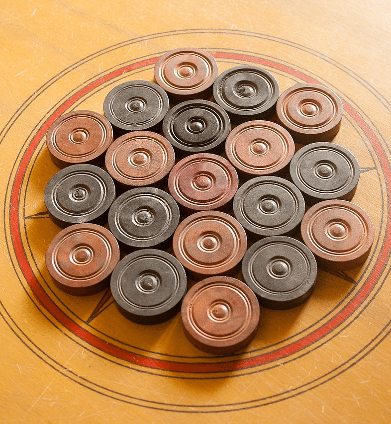 A carrom board