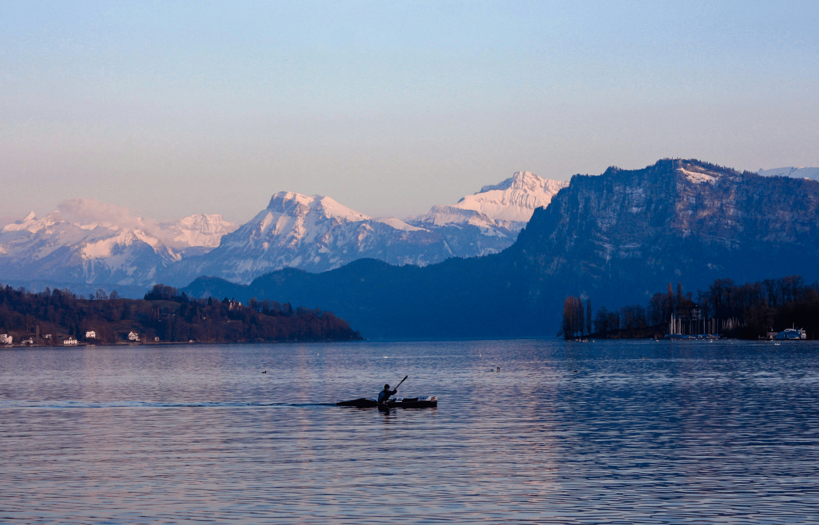Serene view of dal lake