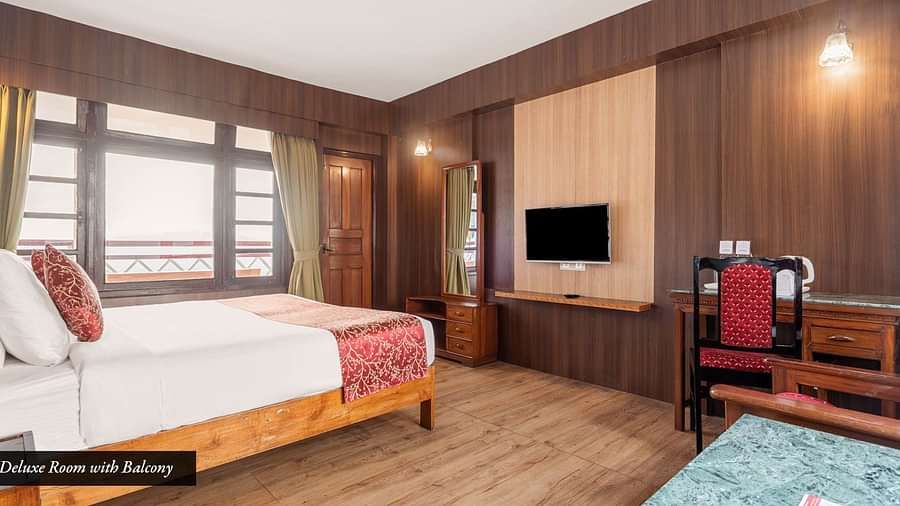 Image of a room with wooden decor at Summit Tashi Ghang Heritage Resort, Pelling