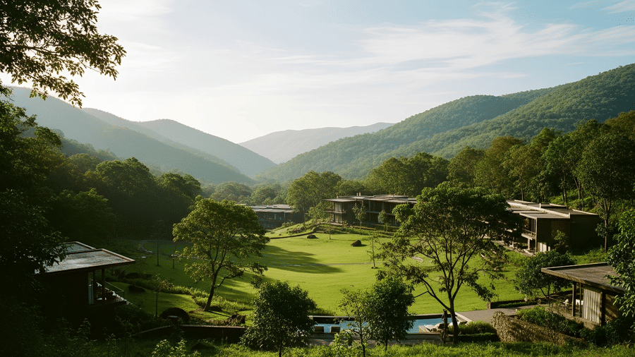 Peaceful alternative to crowded beach stays