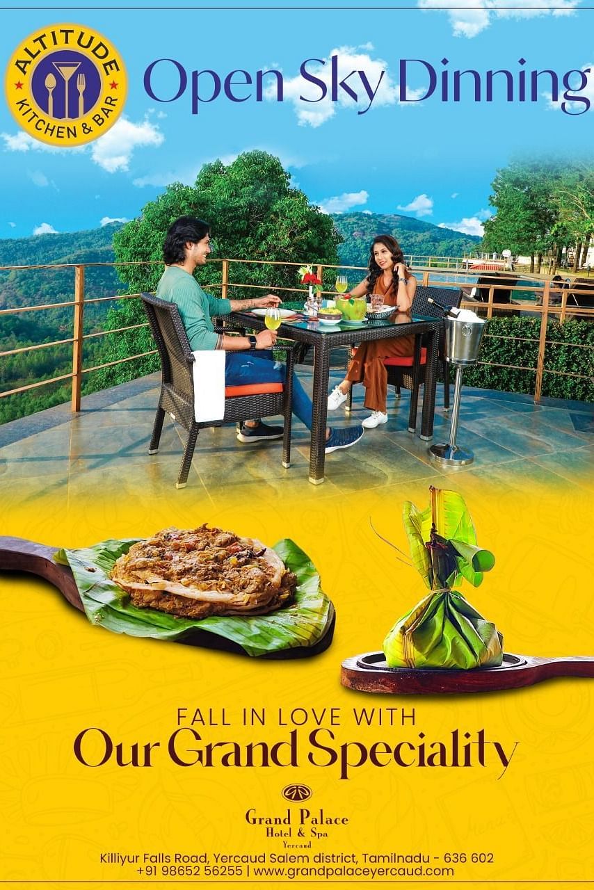 Creatives for dining Offer at Grand Palace, Yercaud