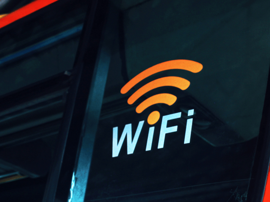 WiFi signage indicating high-speed wireless internet connectivity at Bhavanis Vista By Icon Hosur.