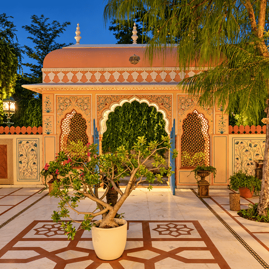 Facade-Patio-Interior-Suryaa Villa-Jaipur-3