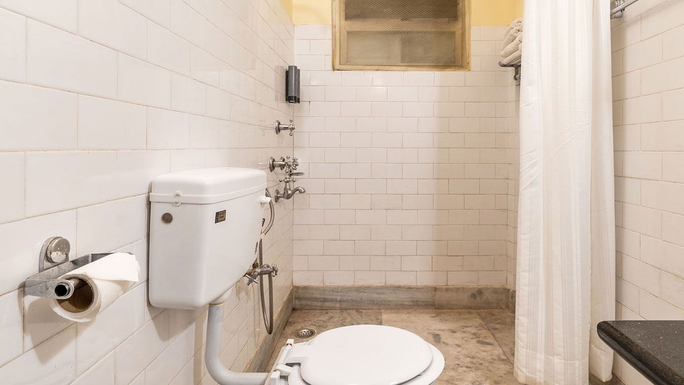 Image of  a washroom with seperate shower area at Summit Tashi Ghang Heritage Resort, Pelling