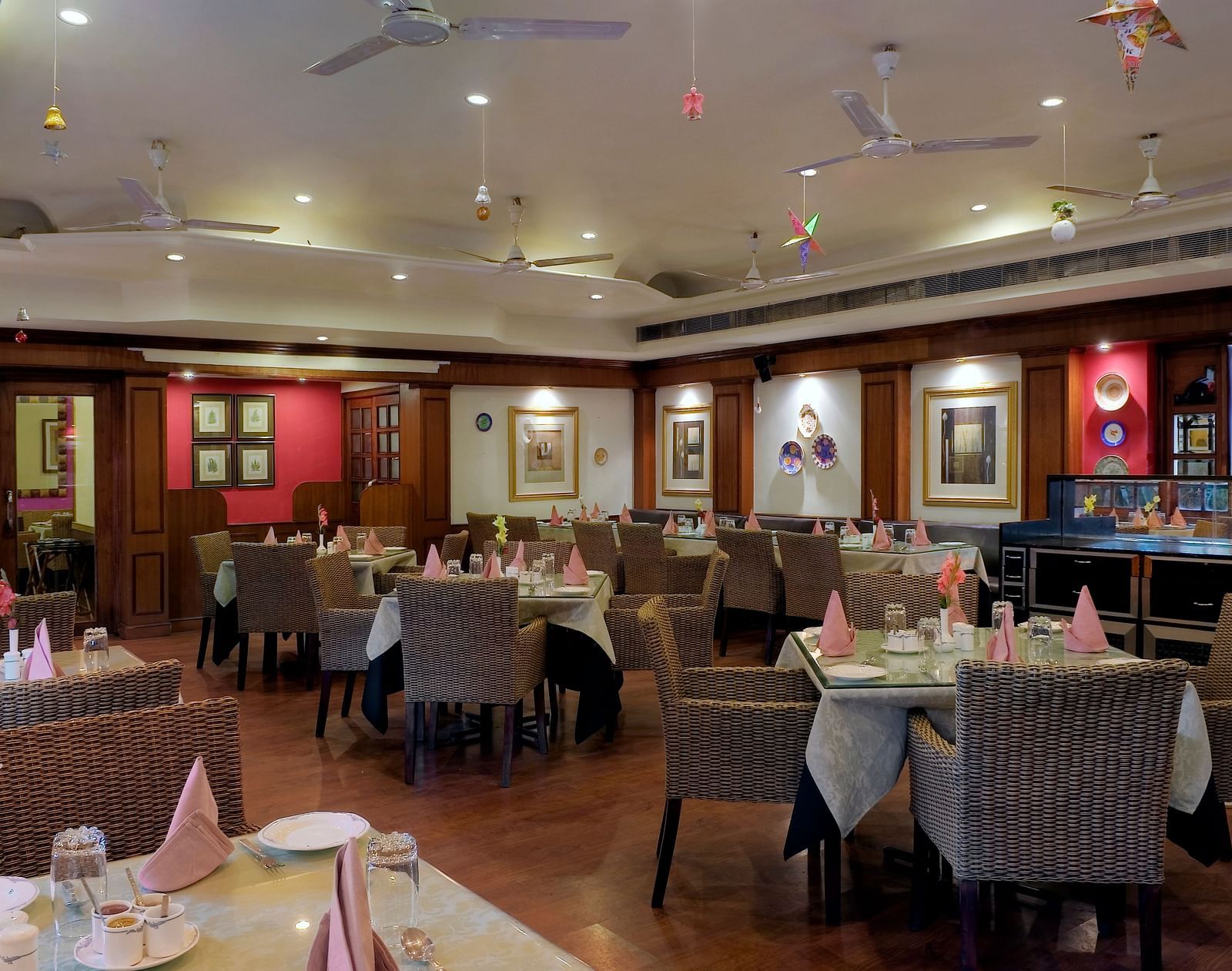 indoor seating space at the restaurant - Mayfair, Rourkela