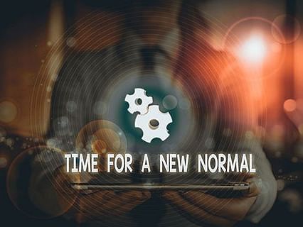 Image that says TIME FOR A NEW NORMAL