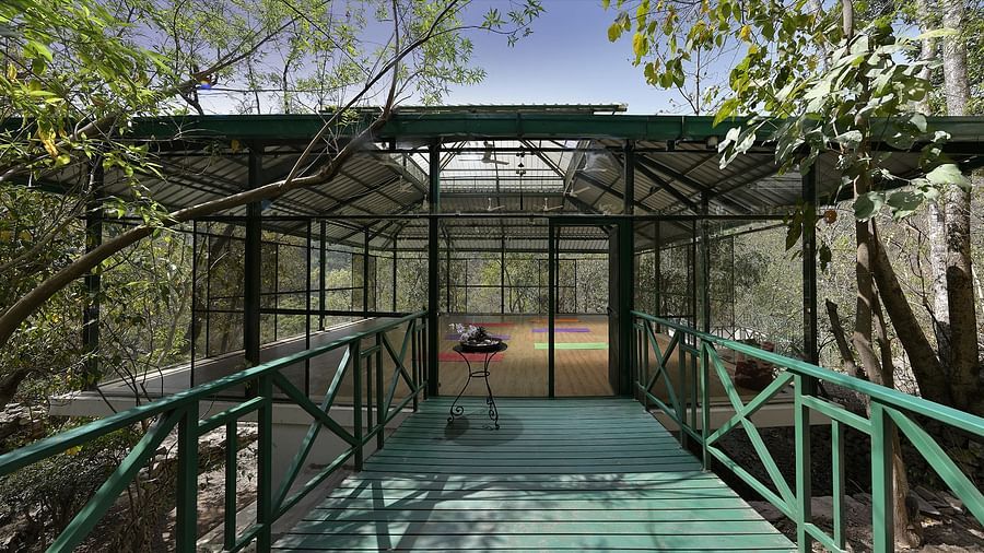 Huge Yoga Hall at Neemrana