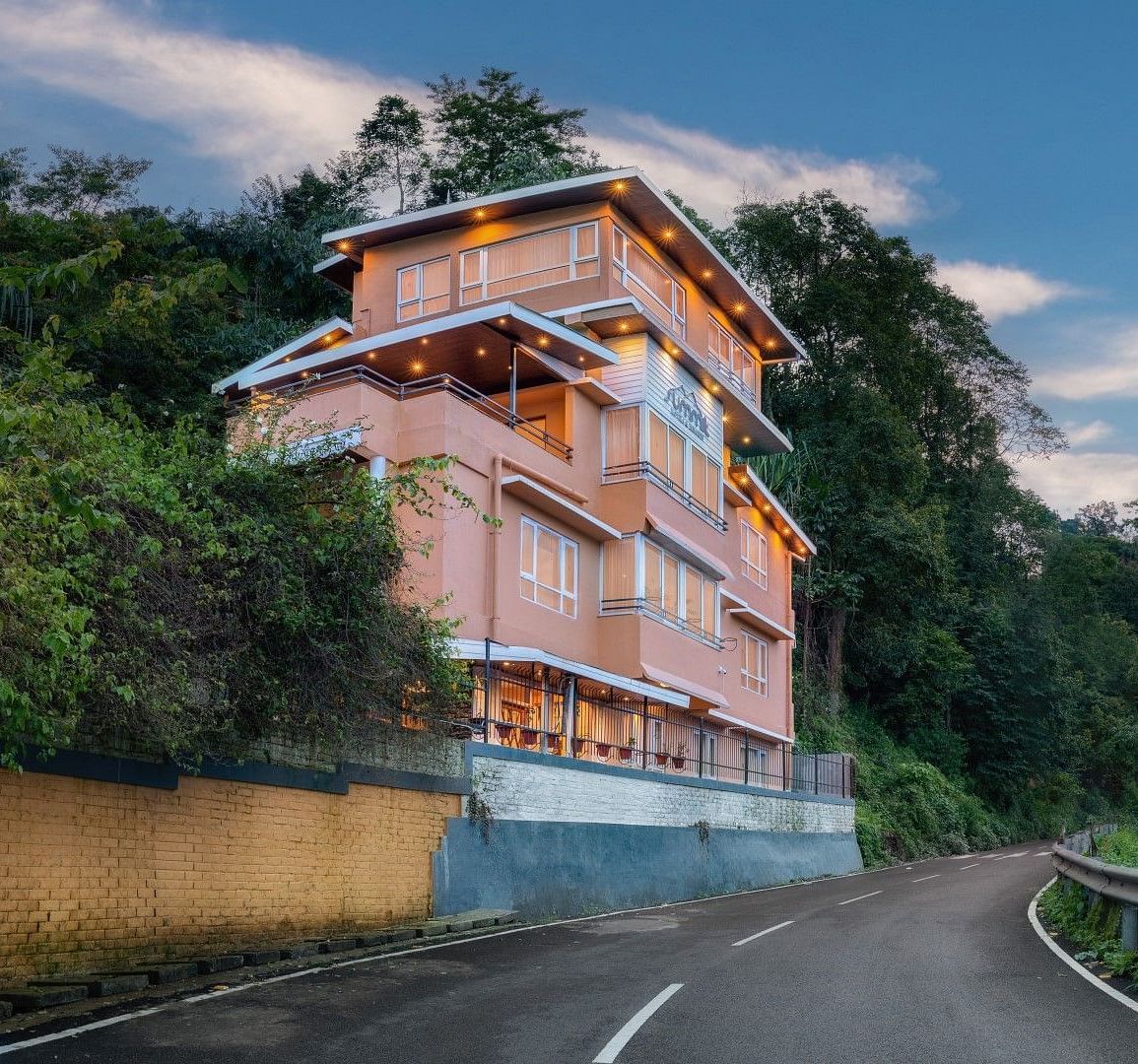 Facade view of Summit Bougainvillea Tea Resort, Kurseong