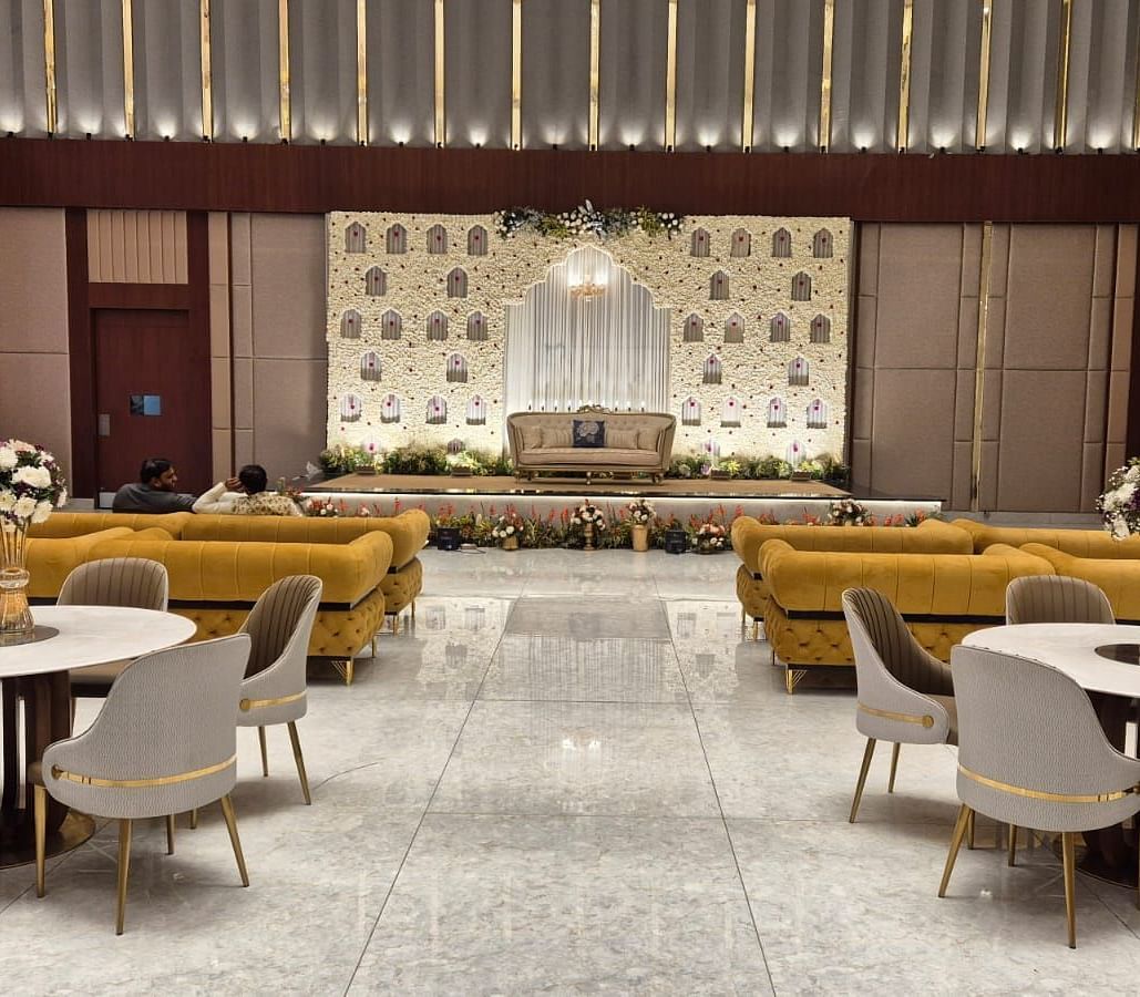 Cosy seating area with contemporary furniture and a warm, inviting ambience at Ramada by Wyndham Sonipat Murthal