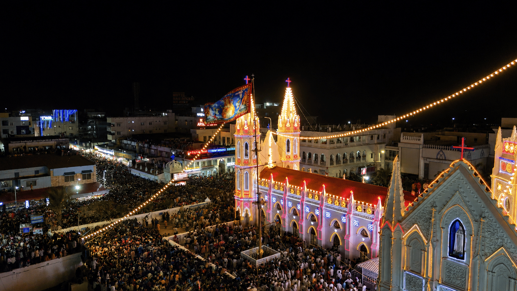 Vailankanni Flag Hoisting 2026 – Grand celebration of faith and tradition at Vailankanni Basilica 