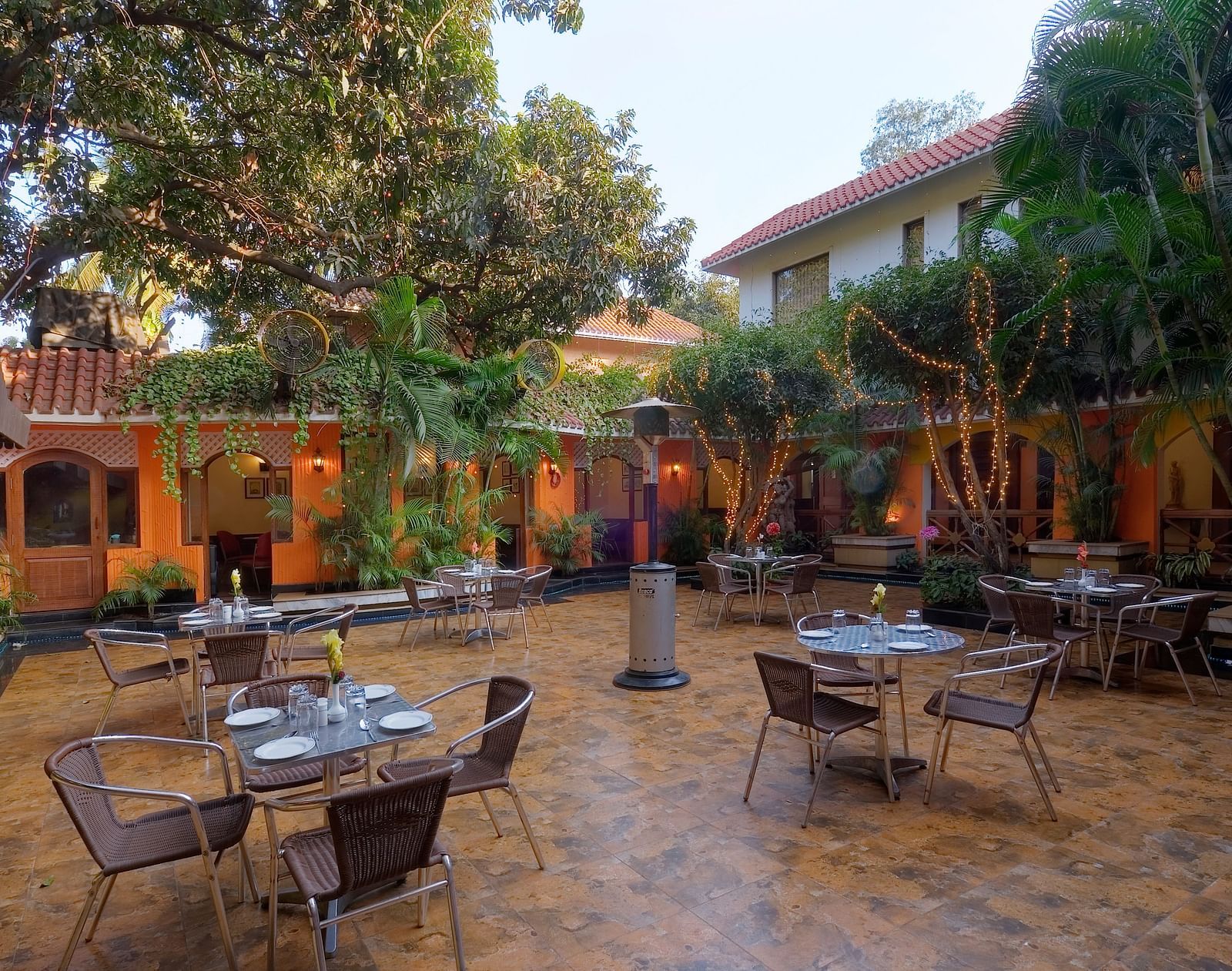 outdoor seating space of the restaurant - Mayfair, Rourkela 1