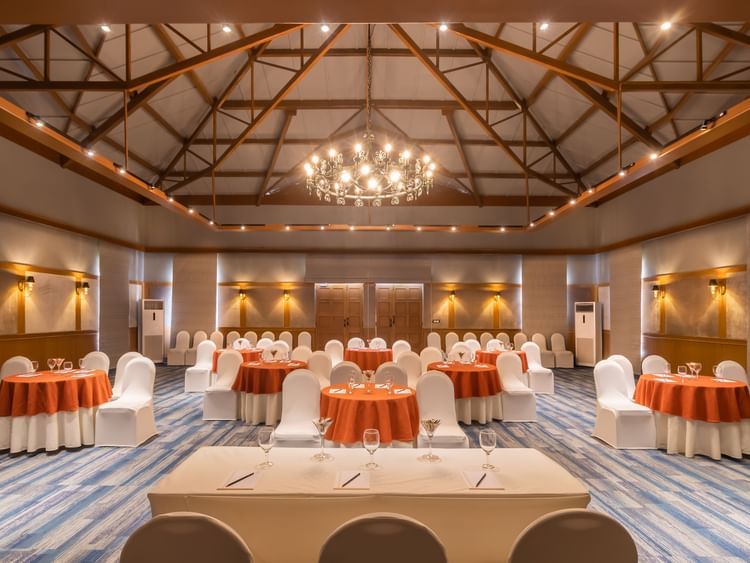 interior of villa arossim - venues for meetings in goa