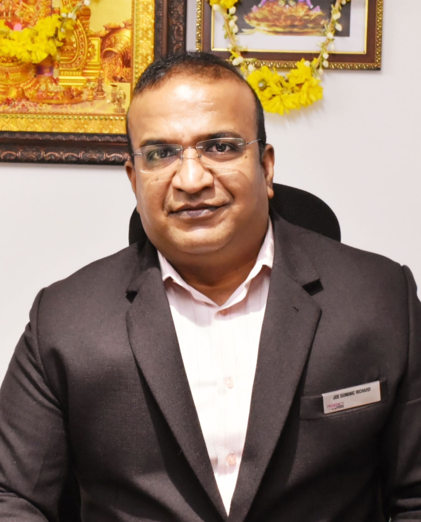 Joe Dominic Richard team member of Regency Tirunelveli By GRT Hotels
