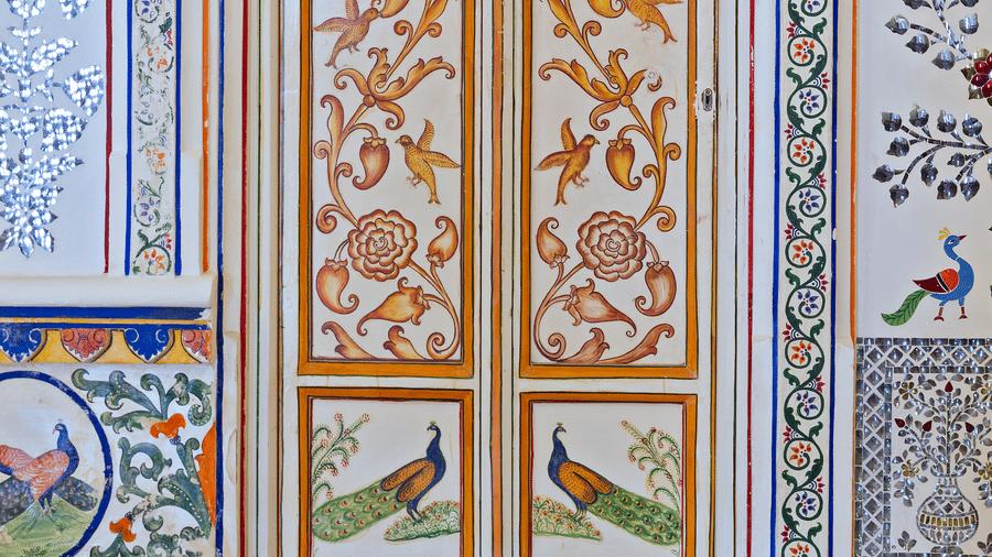 Interior gate - Chunda Palace, Udaipur
