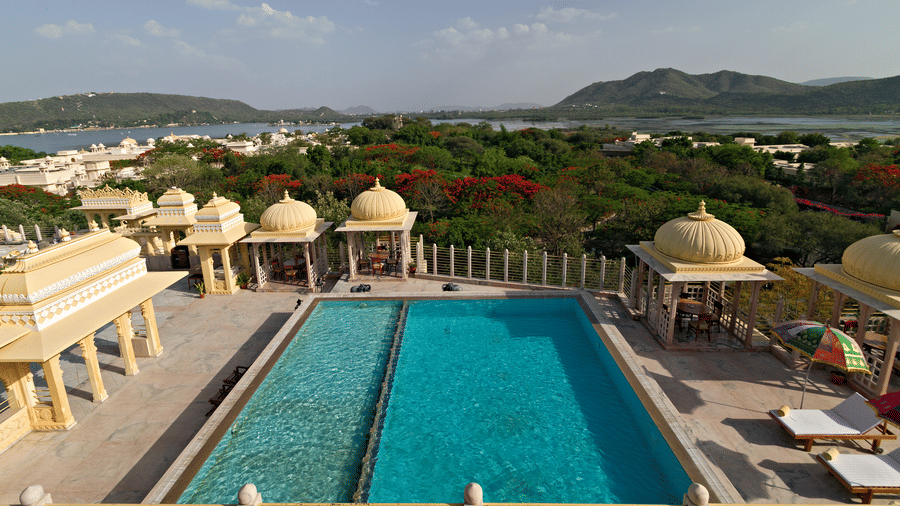 Outdoor Pool - Chunda Palace, Udaipur