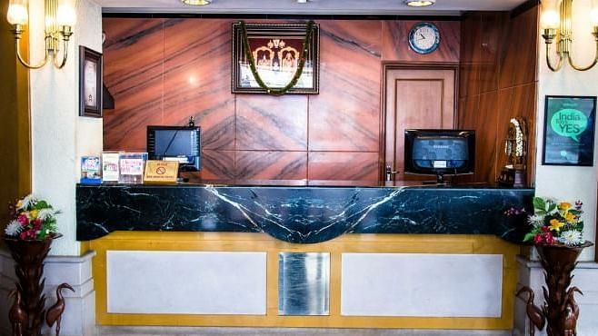 Reception Kalyan Residency Hotel in Tirupati