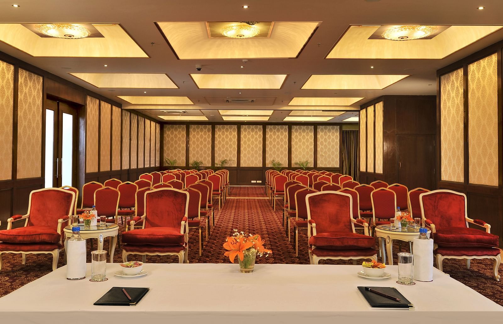 Image of Vice Regal with chairs and a table in front at Rajasthali Resort & Spa Jaipur.