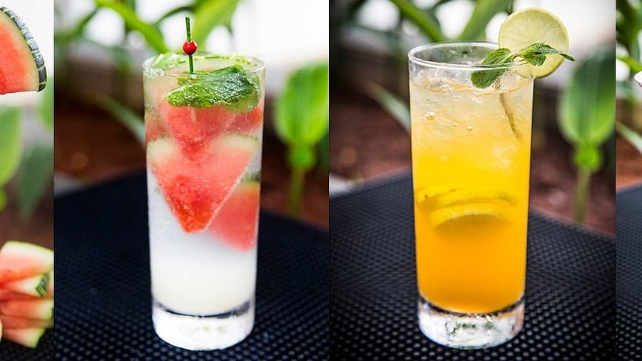 A variety of drinks waiting to be savoured - Rhythm Lonavala