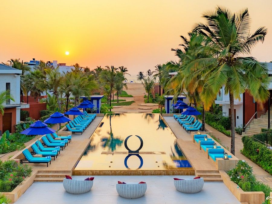 Swimming Pool at Azaya beach resort - resort in Benaulim