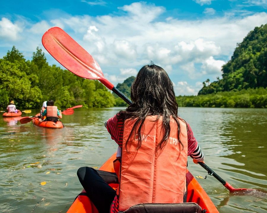 Kayaking at Nature Trails