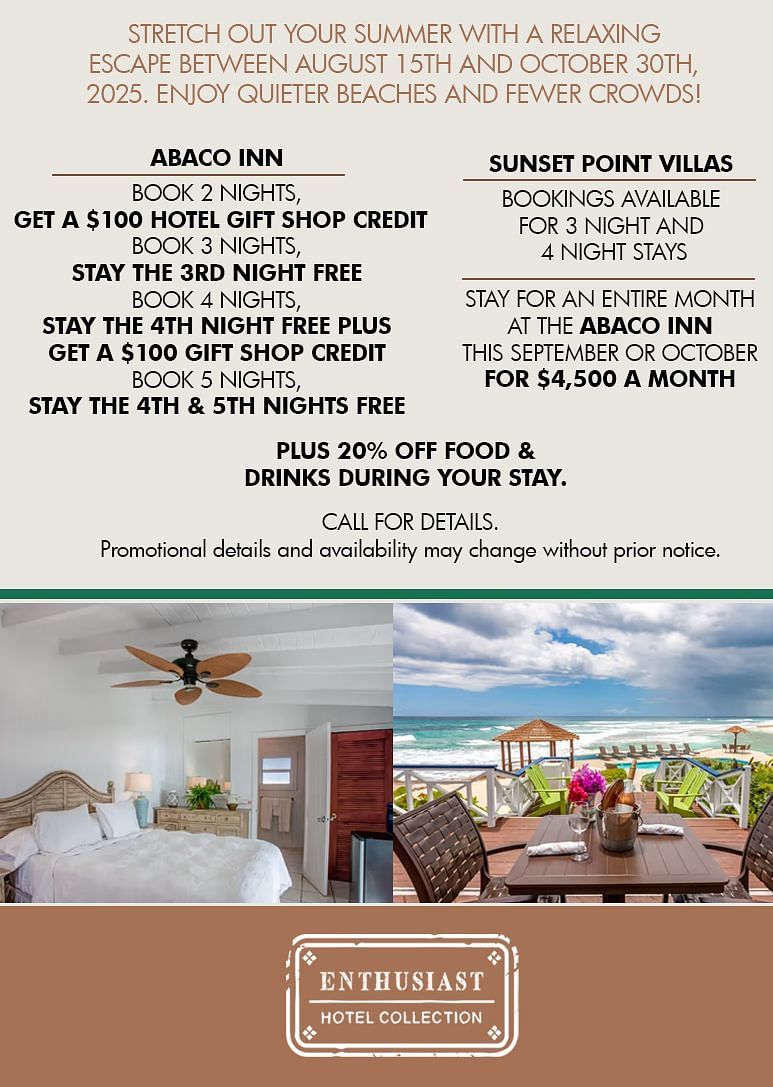Summer Offer Abaco inn