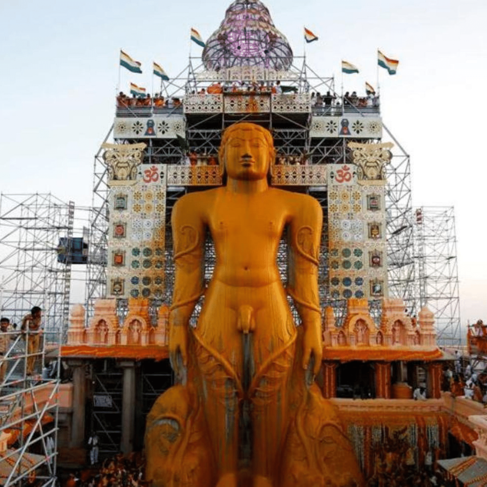Image of Shravanabelagola A renowned Jain pilgrimage site in South India