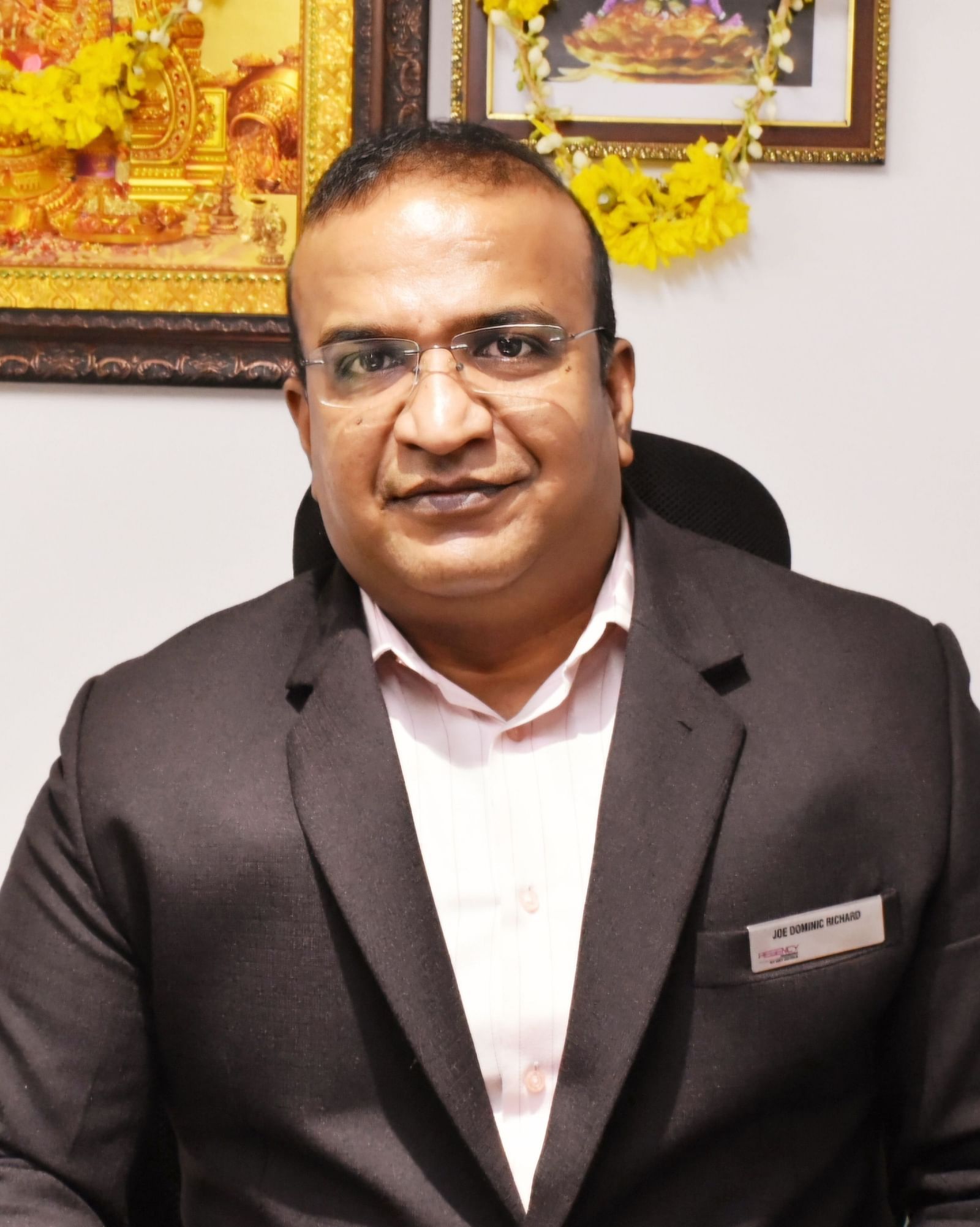 Joe Dominic Richard team member of Regency Tirunelveli By GRT Hotels