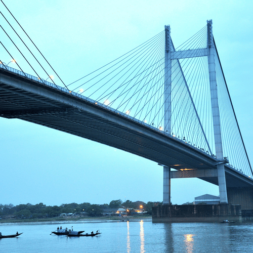 view of Howrah Bridge during daytime 4