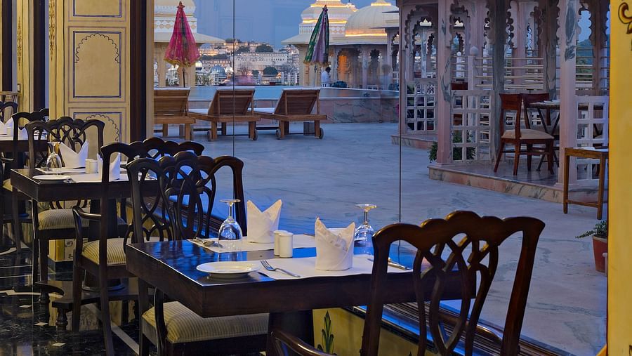Royal Cuisine Restaurant Outside View - Chunda Palace, Udaipur