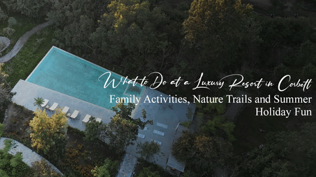 Blog banner image of Saraca Hotels and Resorts with an aerial resort view, lush greenery, and branded text overlay.