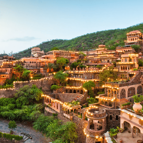 Facade Premises  Neemrana Fort Palace  palace hotel in Rajasthan 14 4
