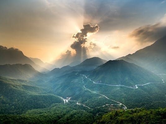 view of hills