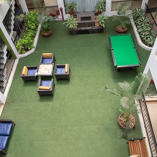 Games area at Kyriad Prestige Calangute, Goa
