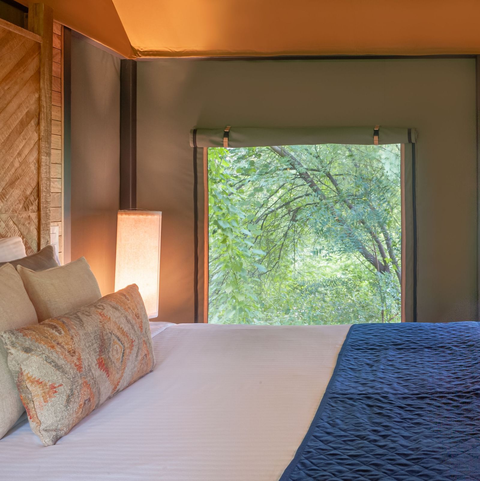 Interiors of the tents at our lodge - Trees N Tigers, Sariska