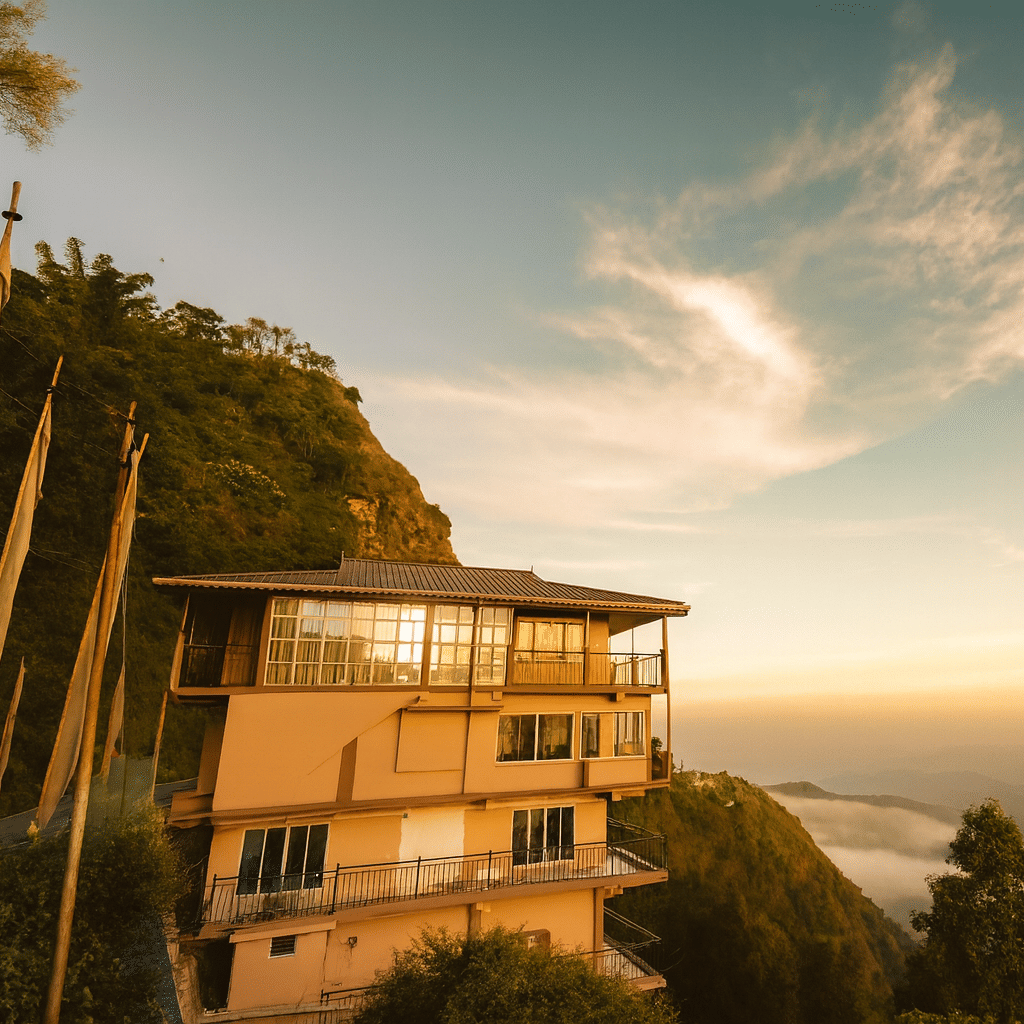 kurseong-hotel-morning-mountain-view