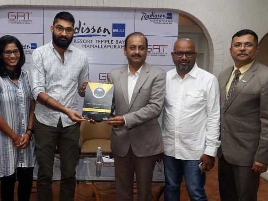 Picture of the winner of photography contest conducted by Radisson BLU Resort Temple Bay Mammalapuram