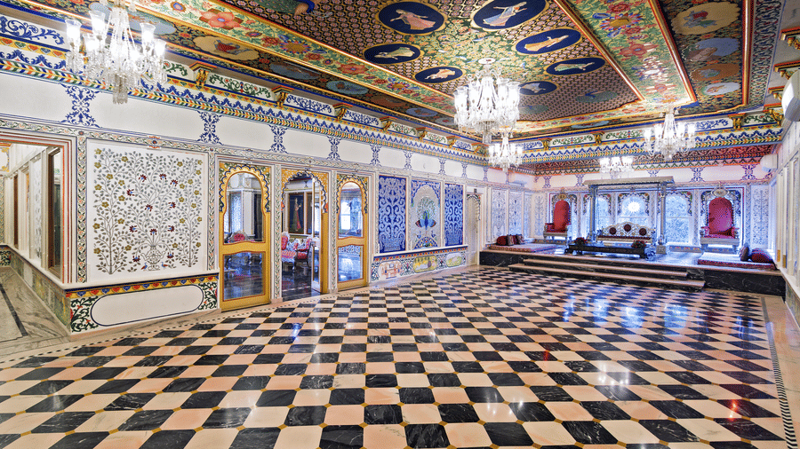 1st Floor Lobby  - Chunda Palace, Udaipur