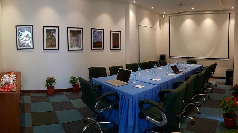 Image of a conference room at Shaheen Bagh resort Dehradun
