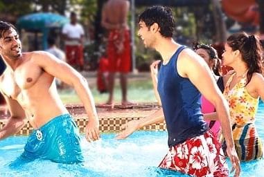 Water Kingdom - a group of people playing in a pool at our water park