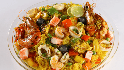 Shellfish Dish at Abad Plaza