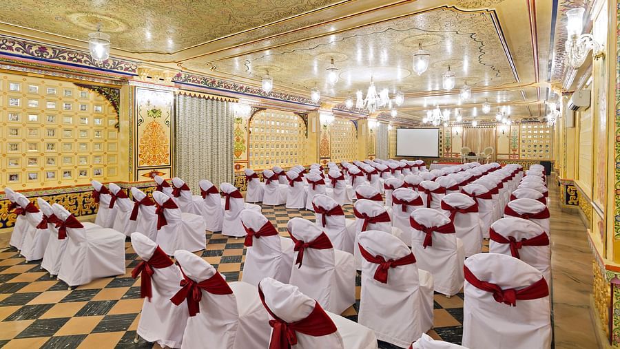 Conference Hall theatre styel Mantrana - Chunda Palace, Udaipur