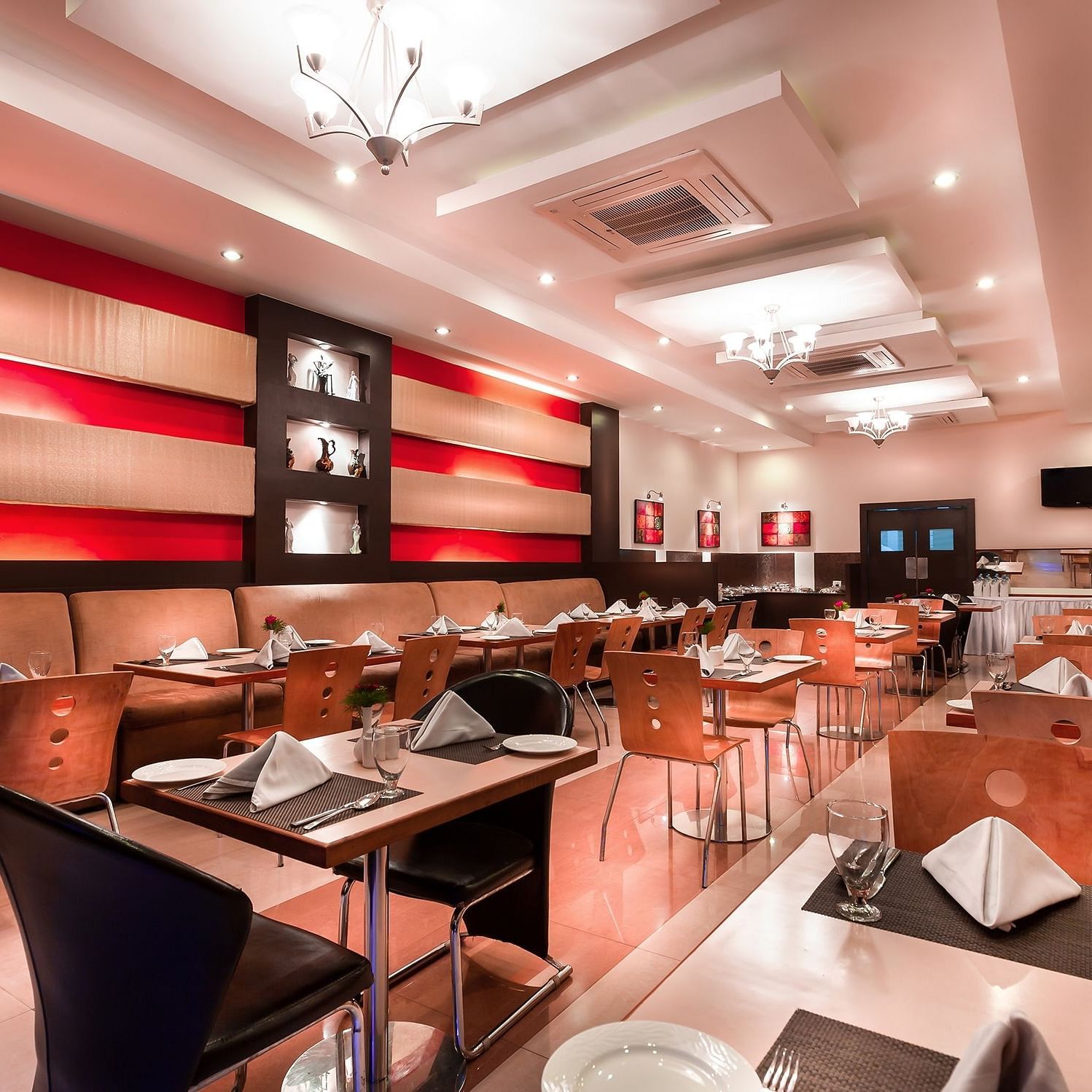 A view of the dining area at Lotus, one of the Tuticorin best restaurants - Regency Tuticorin by GRT Hotels