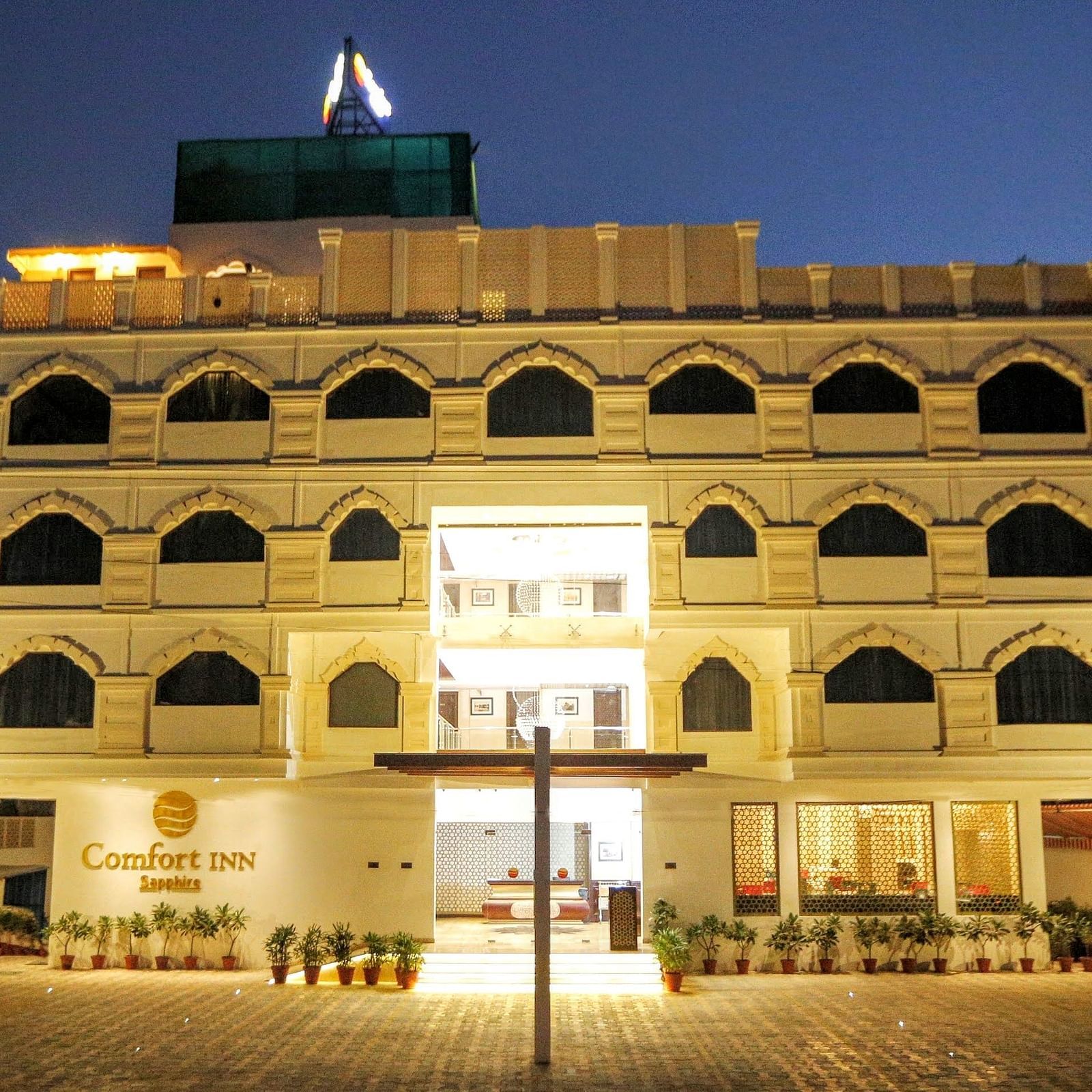 Facade of Comfort Inn Sapphire Jaipur