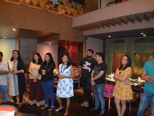 An image of a group of people gathered together