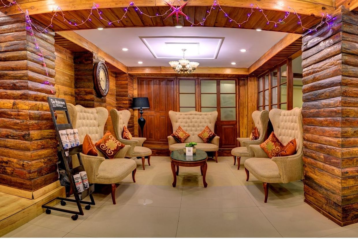 Lobby and Reception at Summit Hermon Hotel Spa Darjeeling
