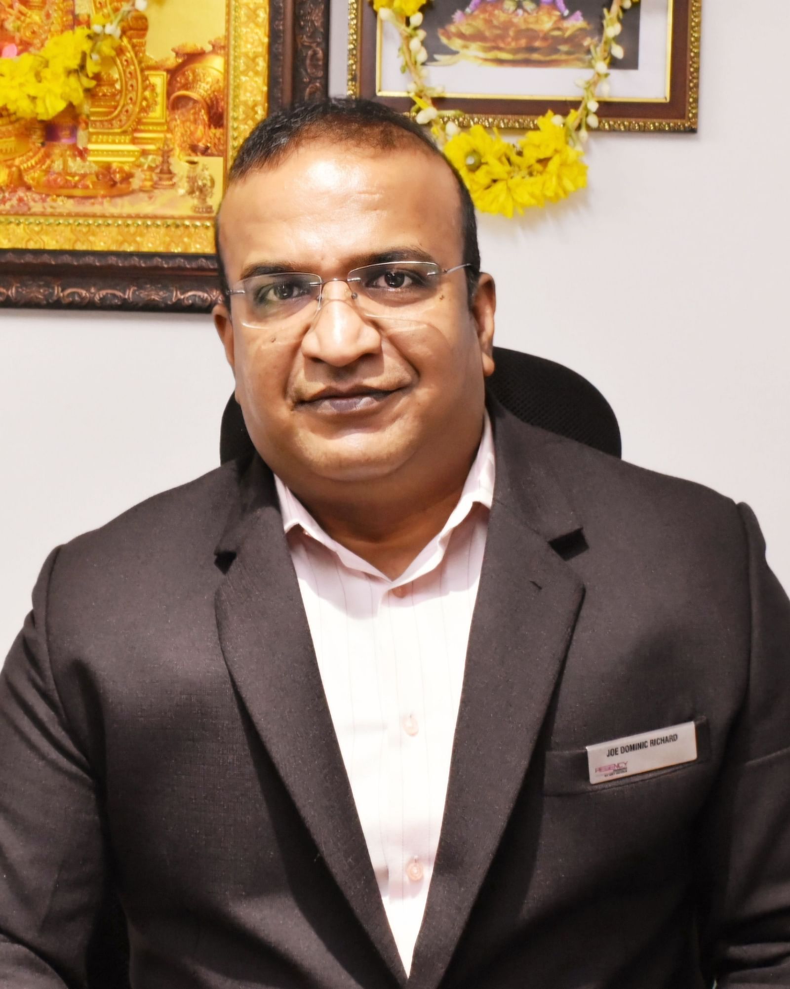 Joe Dominic Richard team member of Regency Tirunelveli By GRT Hotels
