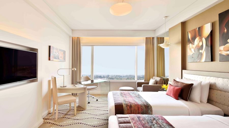 Executive Club Twin bed Rooms  at Radisson Blu - Bengaluru Outer Ring Road 5