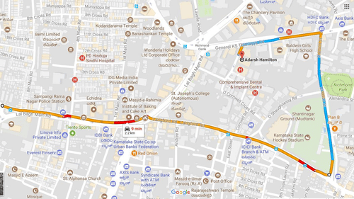 how to reach adarh hamilton