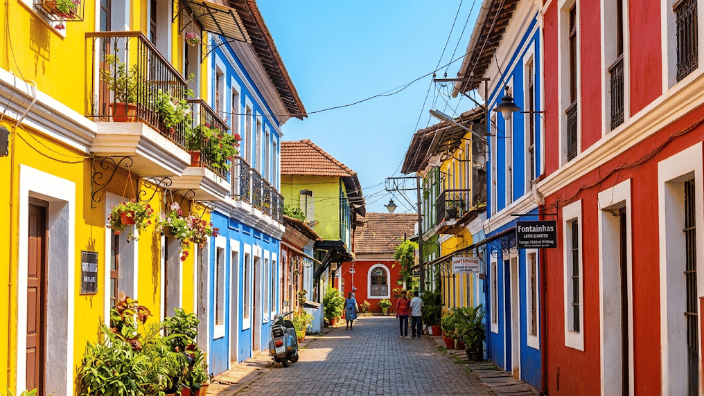 Fontainhas street