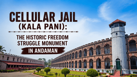 Cellular Jail Kala Pani historic monument Andaman Islands